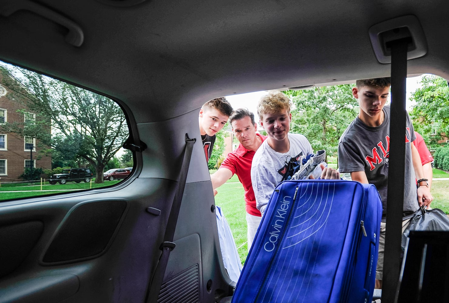 Move-In day at Miami University in Oxford