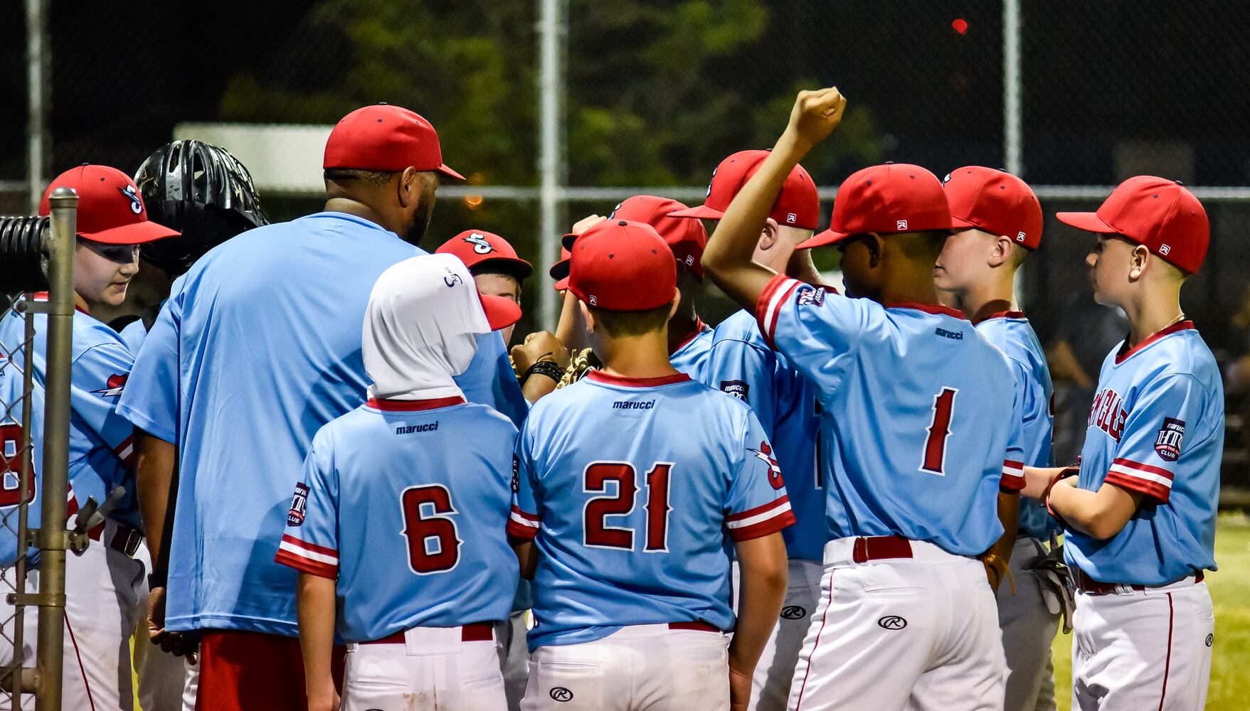 Youth baseball teams get back in action just after midnight