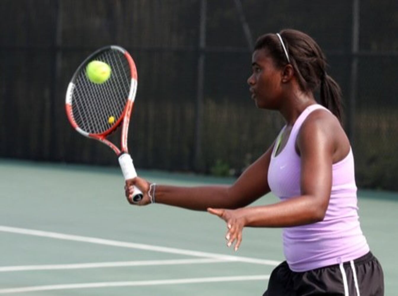 Lakota E. girls tennis practice