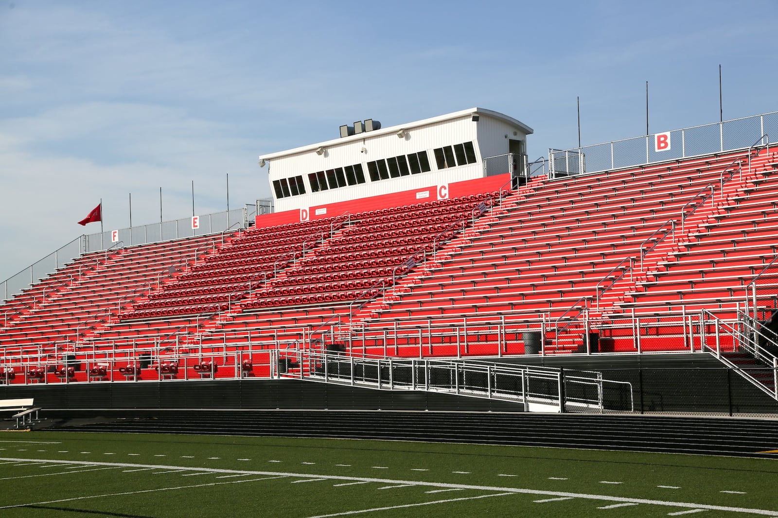 Fairfield Schools are running a fundraiser as part of a campaign to rename the recently renovated stadium in honor of Fairfield School Alumni. GREG LYNCH / STAFF