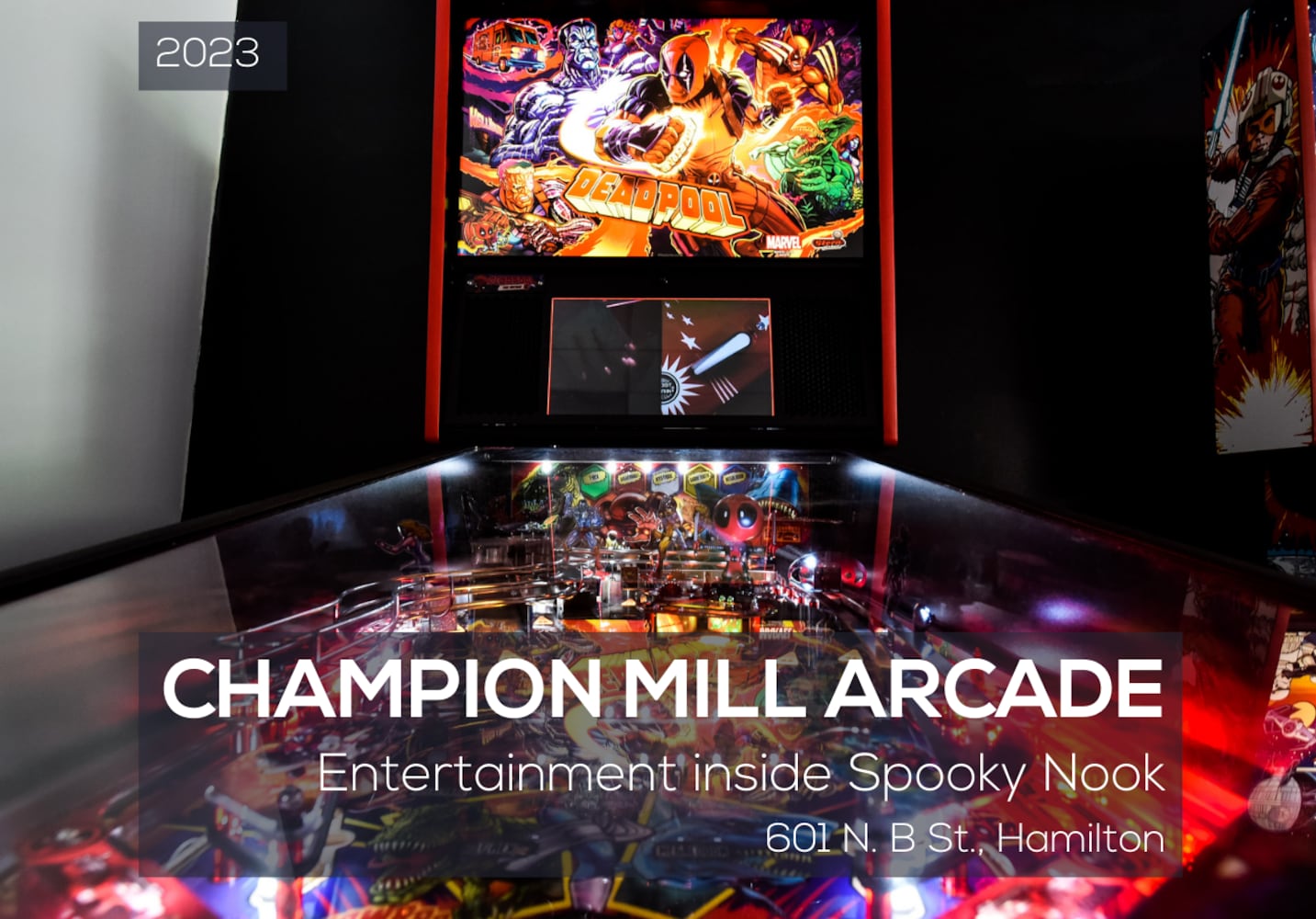 champion mill pinball biz gal