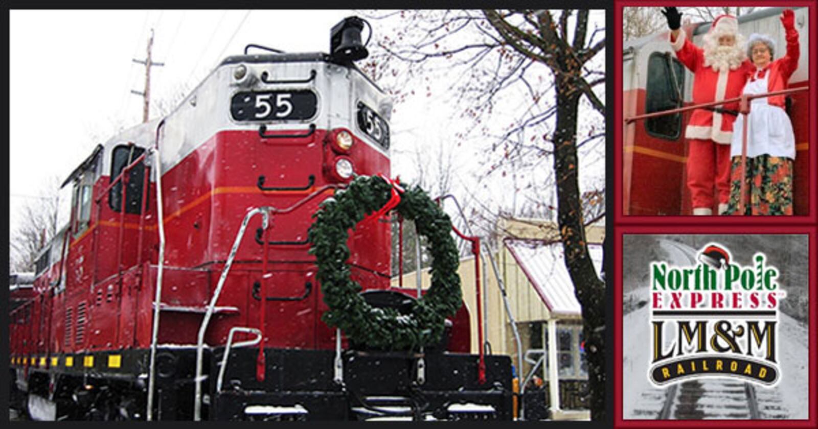 North Pole Express Train Ride in Lebanon. 