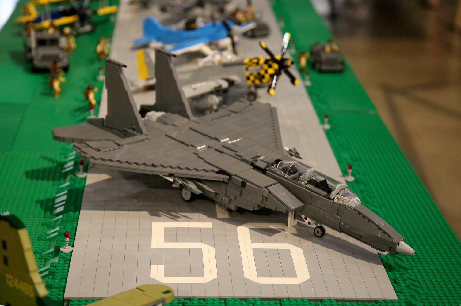 PHOTOS: A million LEGO bricks honor veterans in display at the Air Force Museum