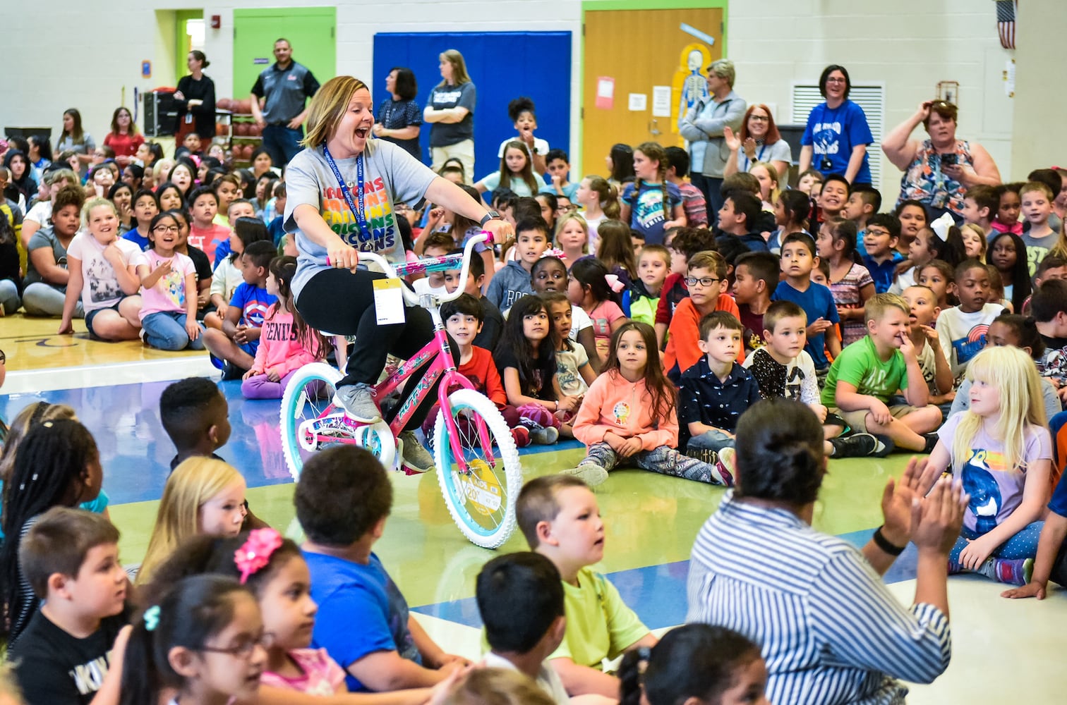 Six Fairwood Elementary students awarded new bikes for perfect attendance