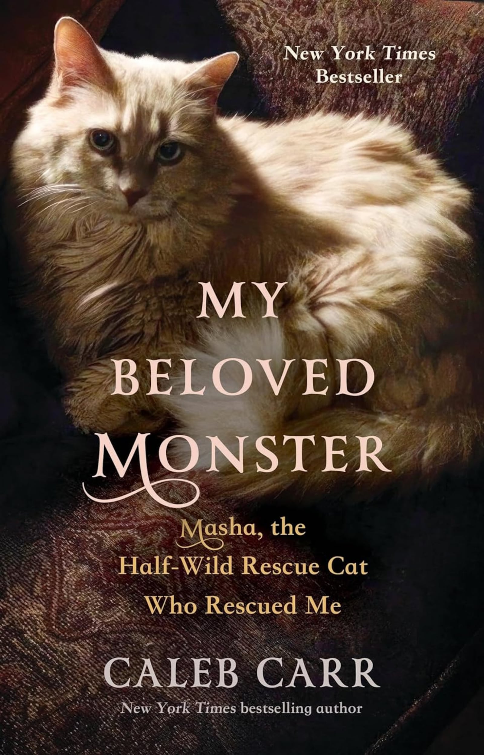 "My Beloved Monster - Masha, the Half-Wild Rescue Cat Who Rescued Me" by Caleb Carr (Little, Brown, 344 pages, $32).