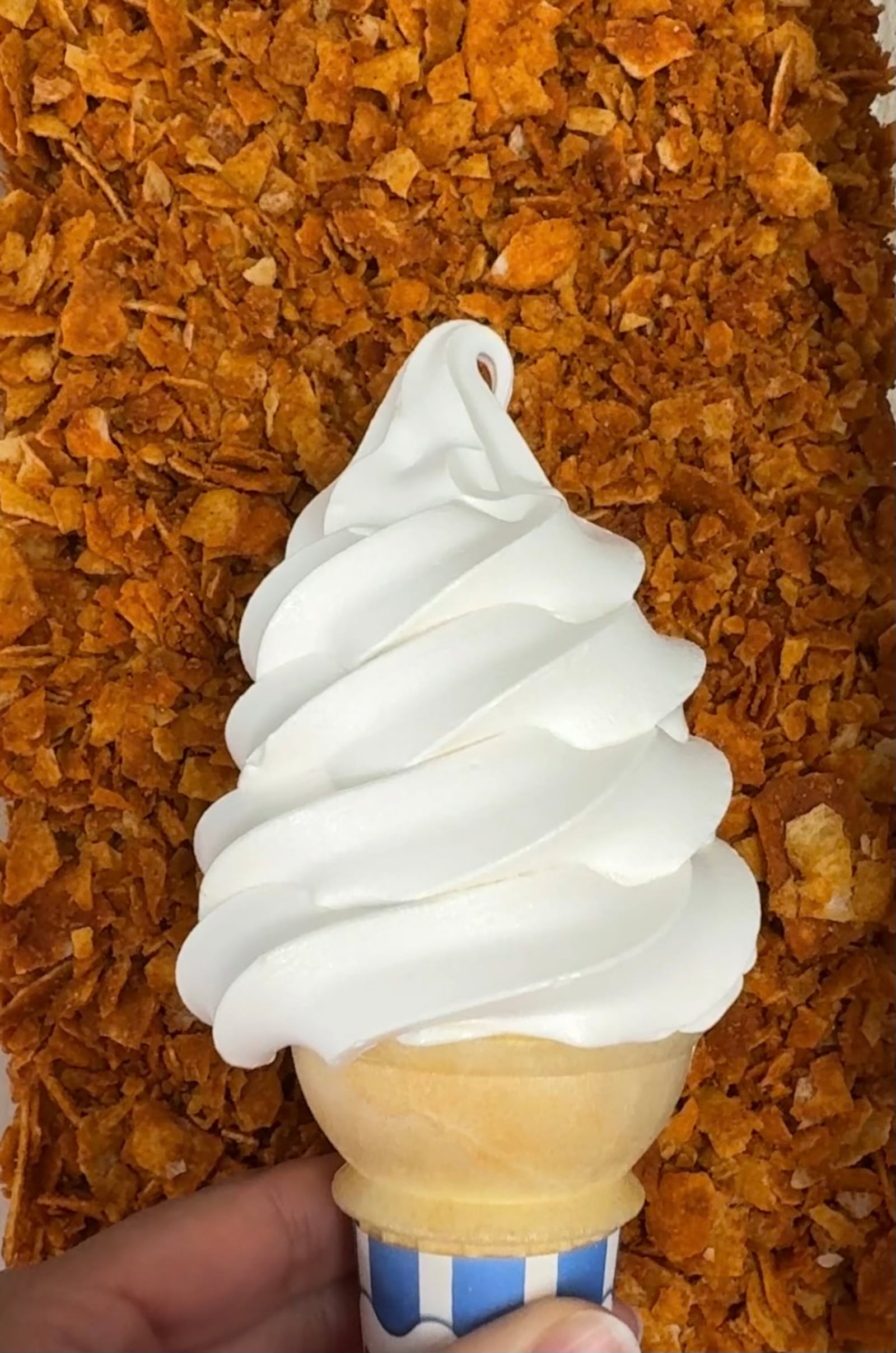 Whipty-Do, an ice cream shop near King’s Island, has brought back its Grippo’s cones for this week only (CONTRIBUTED PHOTO).