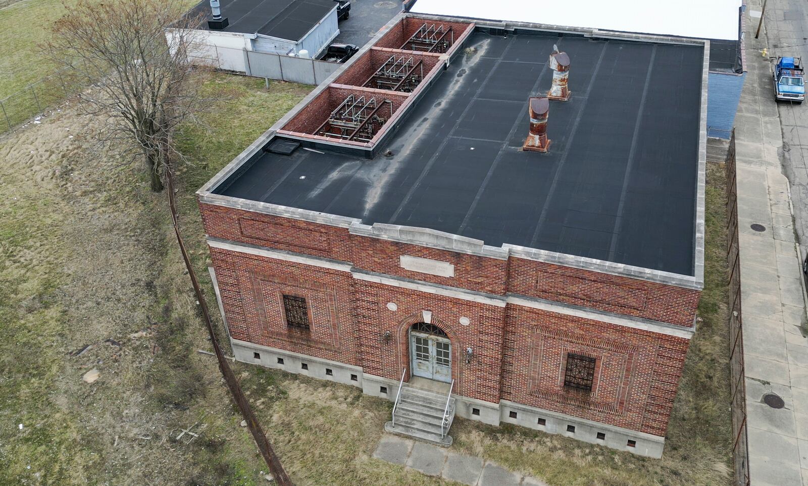 Amp House Brewing is planned for the former electric substation on Maple Avenue in Hamilton. Amp House is one of several improvement projects for the Maple Avenue corridor. NICK GRAHAM/STAFF