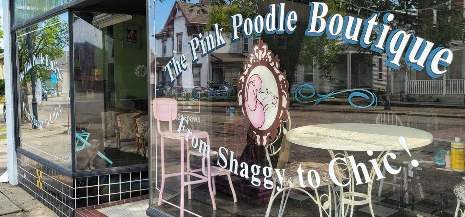 The Pink Poodle Boutique on Central Avenue in Middletown