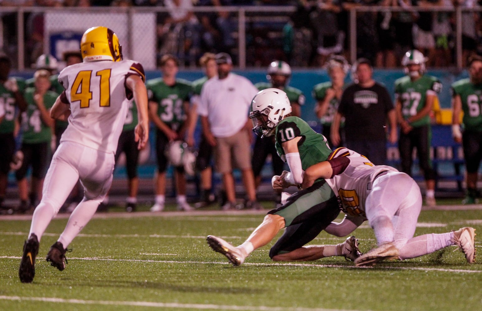 Ross beats Badin 20-19 in season opener football