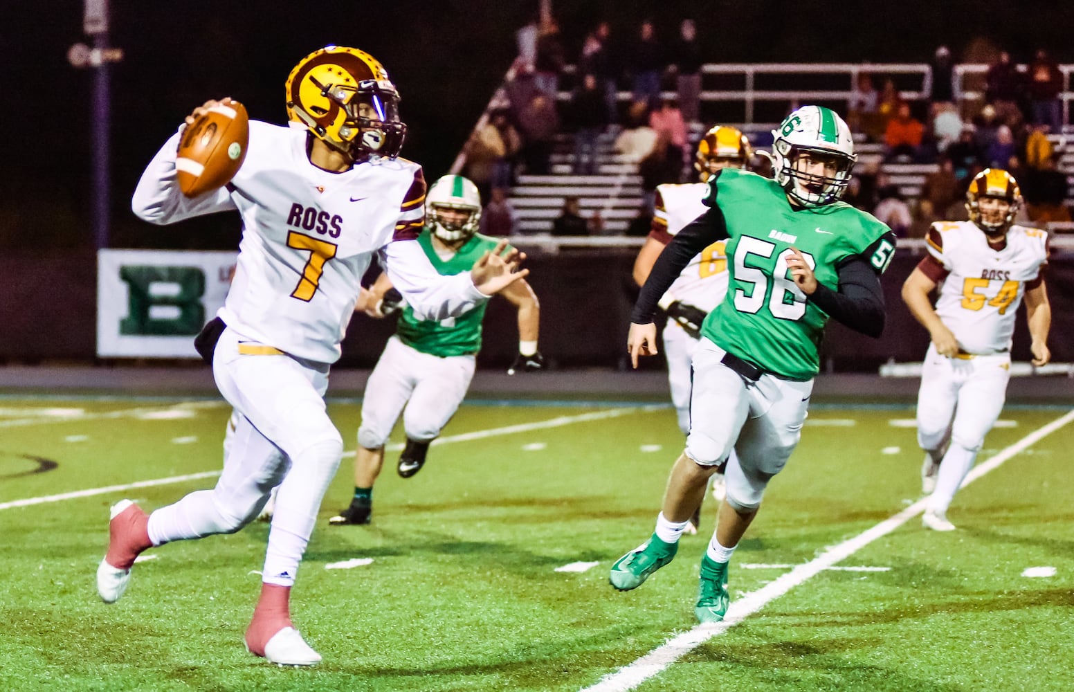 Badin beats Ross in first round of football playoffs