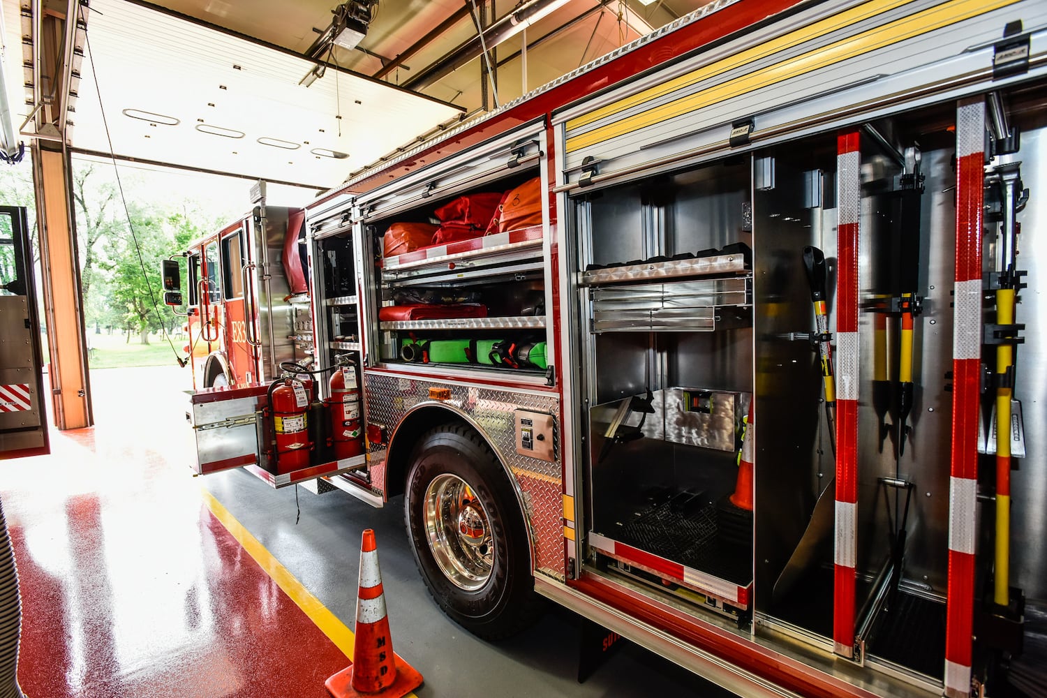 City council and officials tour Middletown fire stations