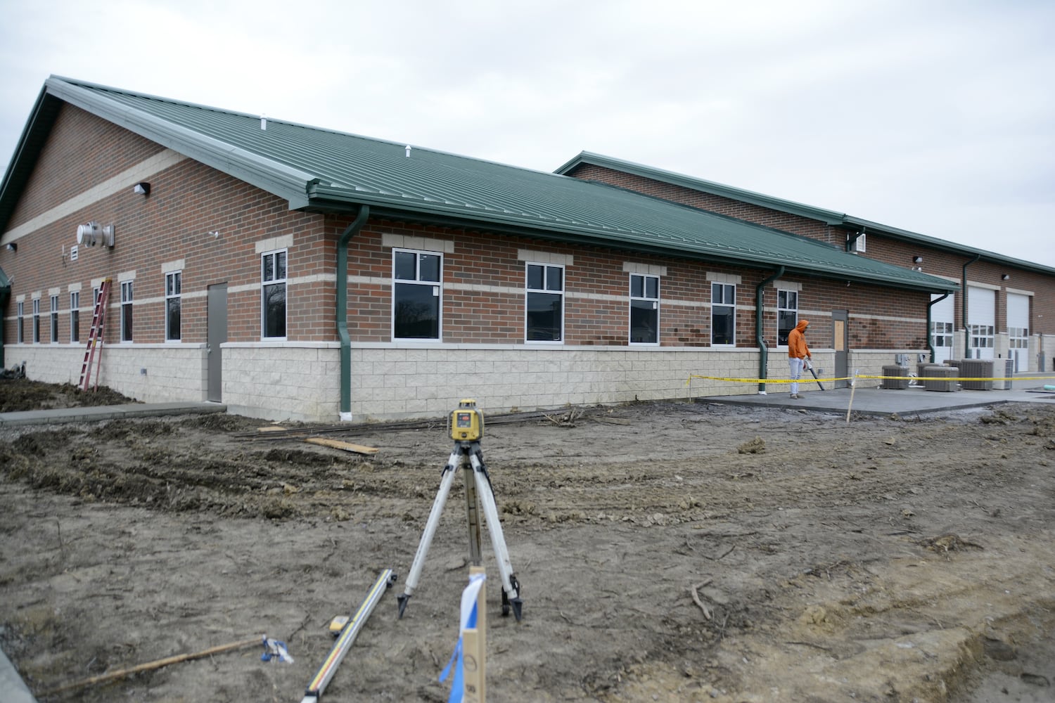 Construction progress of the Fairfield Twp. fire station