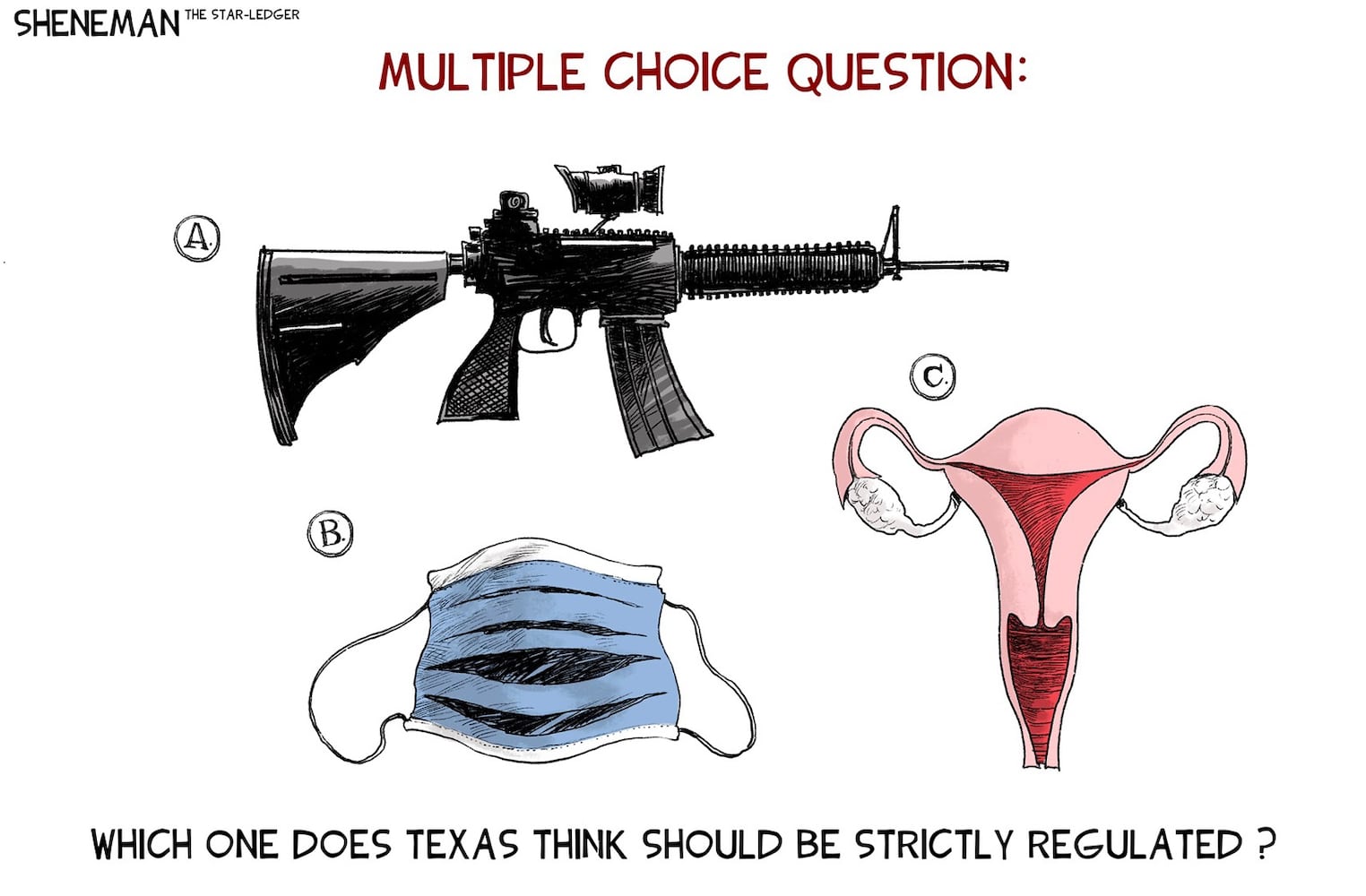 Week in cartoons: Afghanistan, Texas abortion law and more