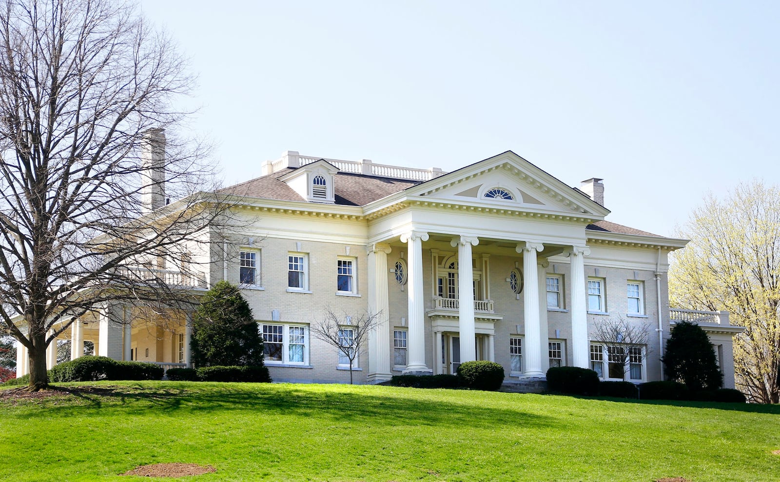 Hawthorn Hill, the Wright family home in Oakwood, was completed in 1914. Though Orville and Wilbur were both involved with the planning, Wilbur died before it was completed. Wilbur lived there with his sister Katharine and their father Bishop Milton Wright. LISA POWELL / STAFF