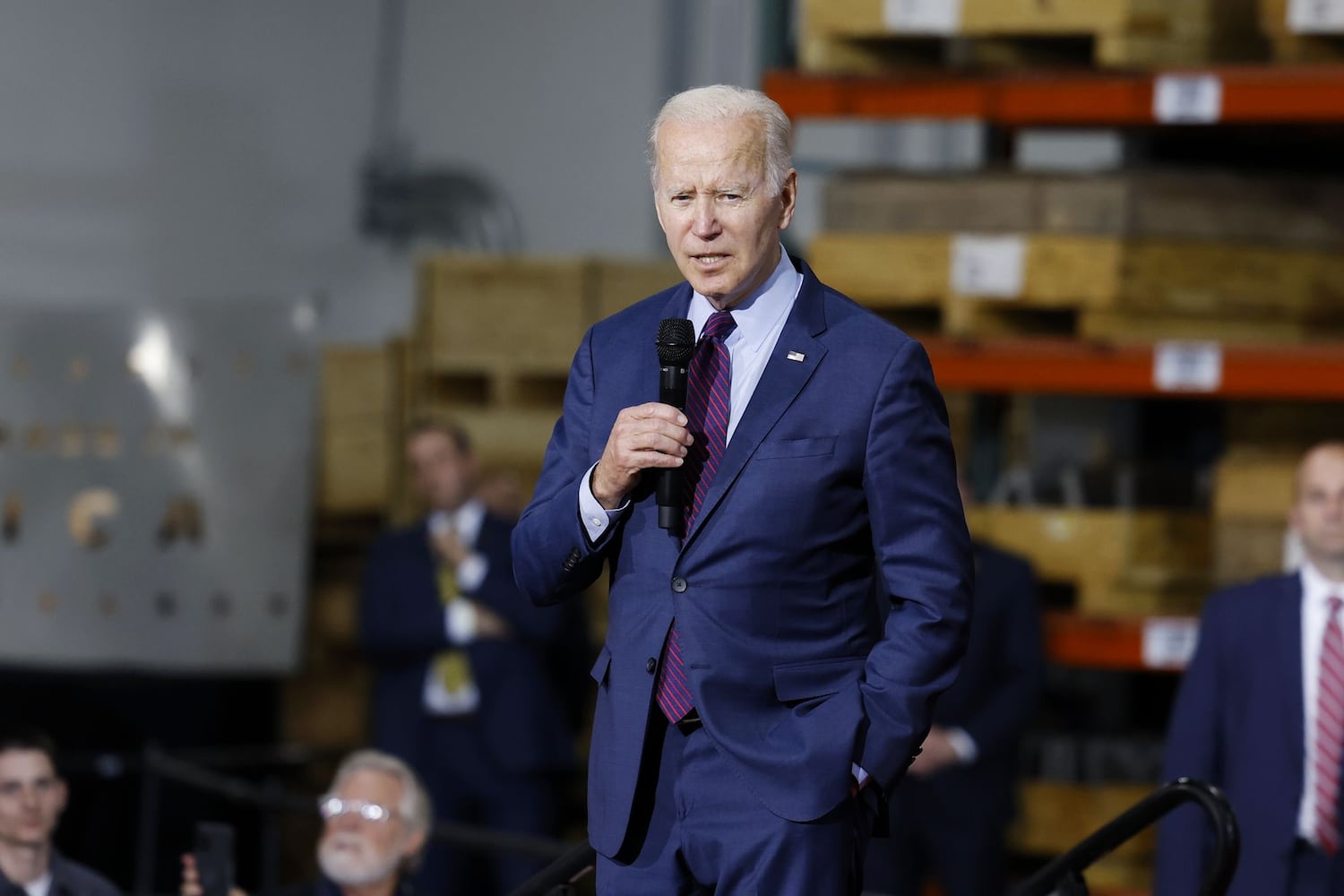 President Joe Biden in Hamilton