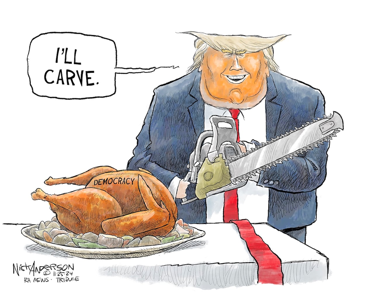 CARTOONS: Nick Anderson, Nov. 28, 2024