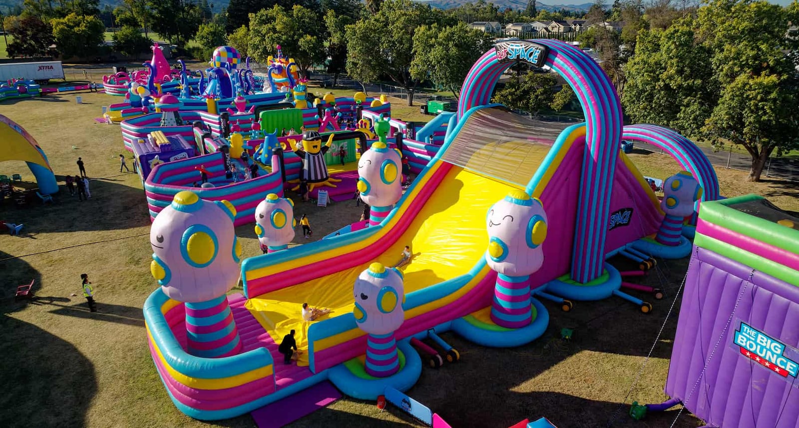 Inflatable attraction "The Big Bounce America" is coming to the Cincinnati area. CONTRIBUTED