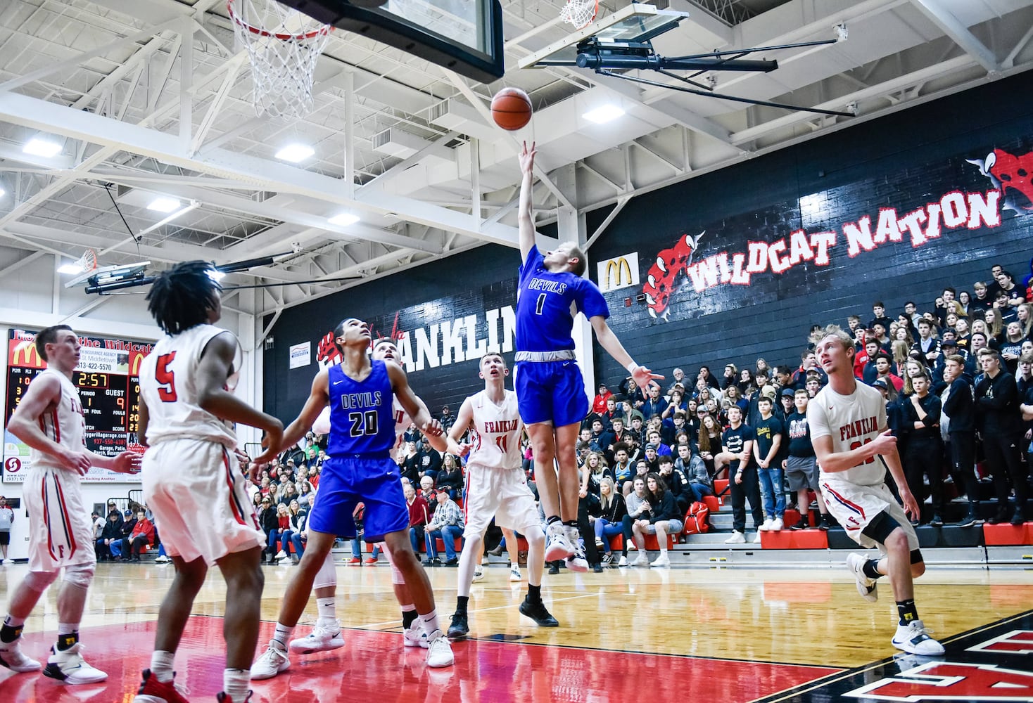 Franklin vs Brookville basketball