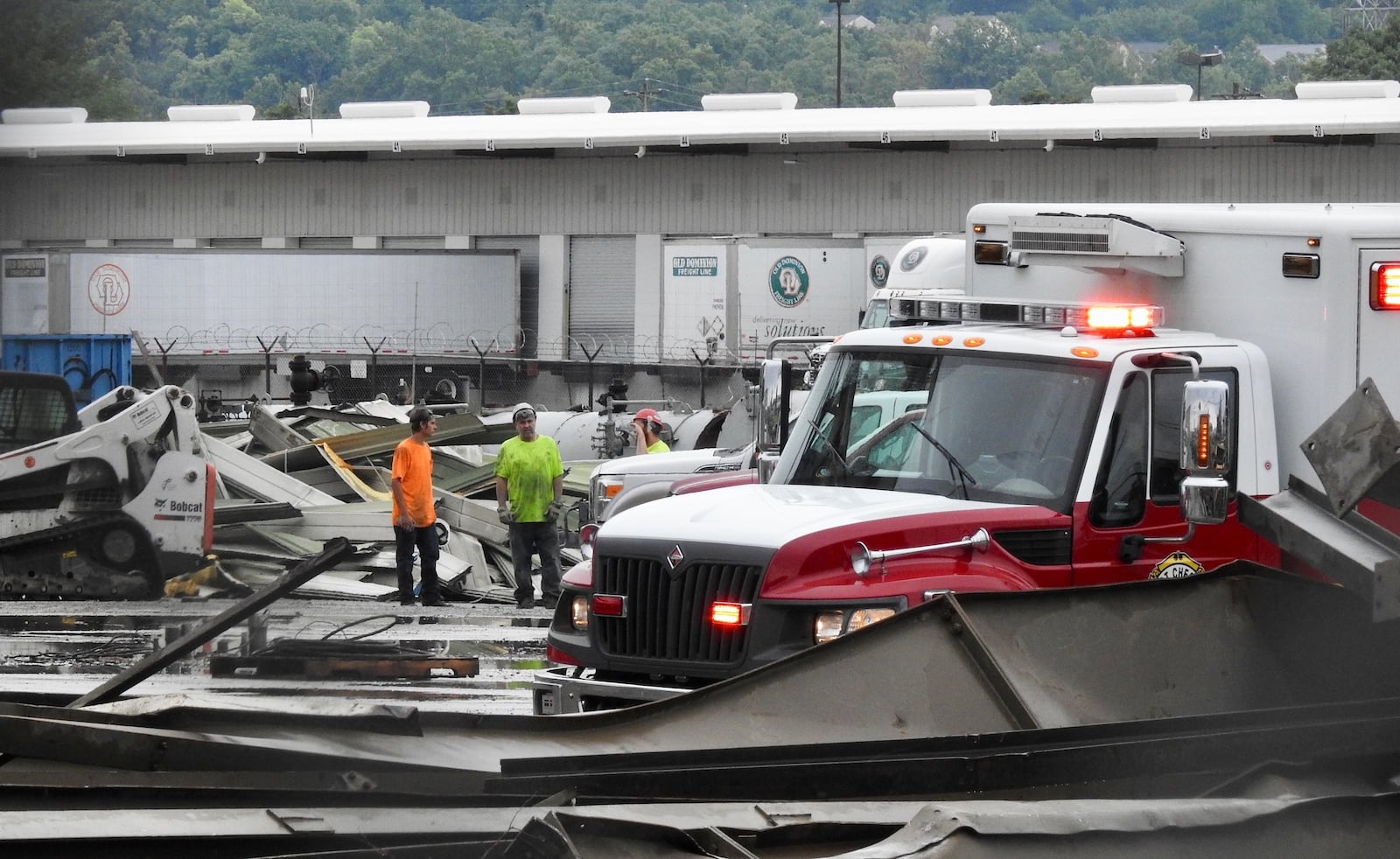 A man fell 80 feet from a tower Tuesday morning and died, according to West Chester Twp. police. NICK GRAHAM/STAFF