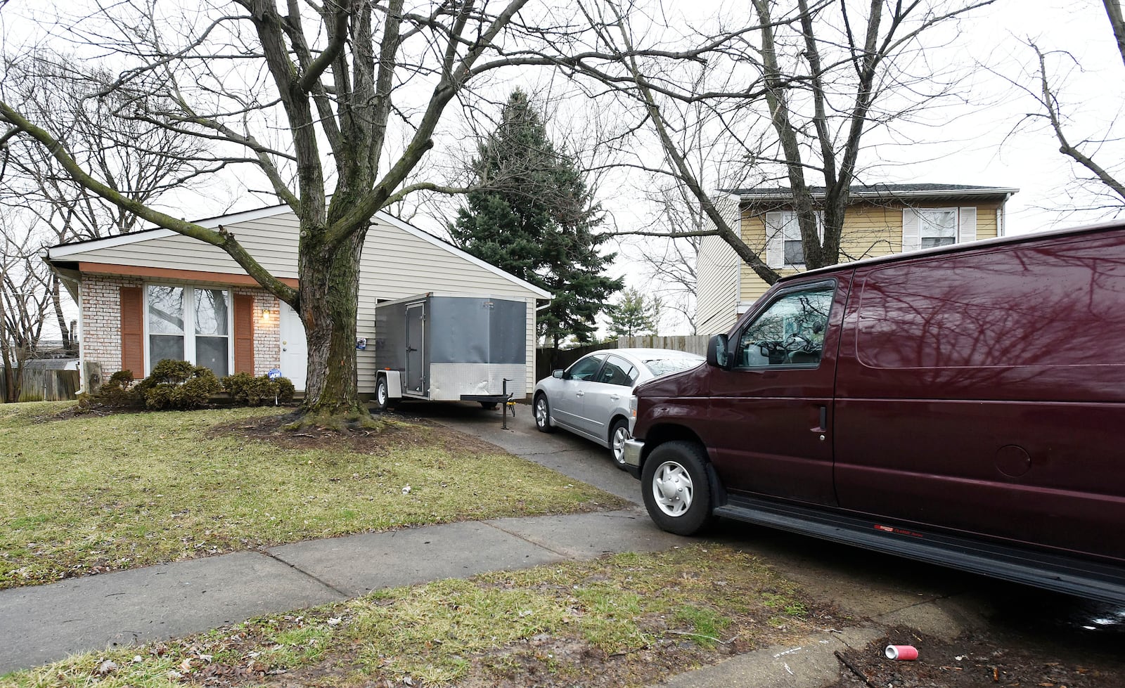 Among the 17 items taken as evidence from a fatal shooting at an Ellis Way home were five guns, including one musket. NICK GRAHAM/STAFF