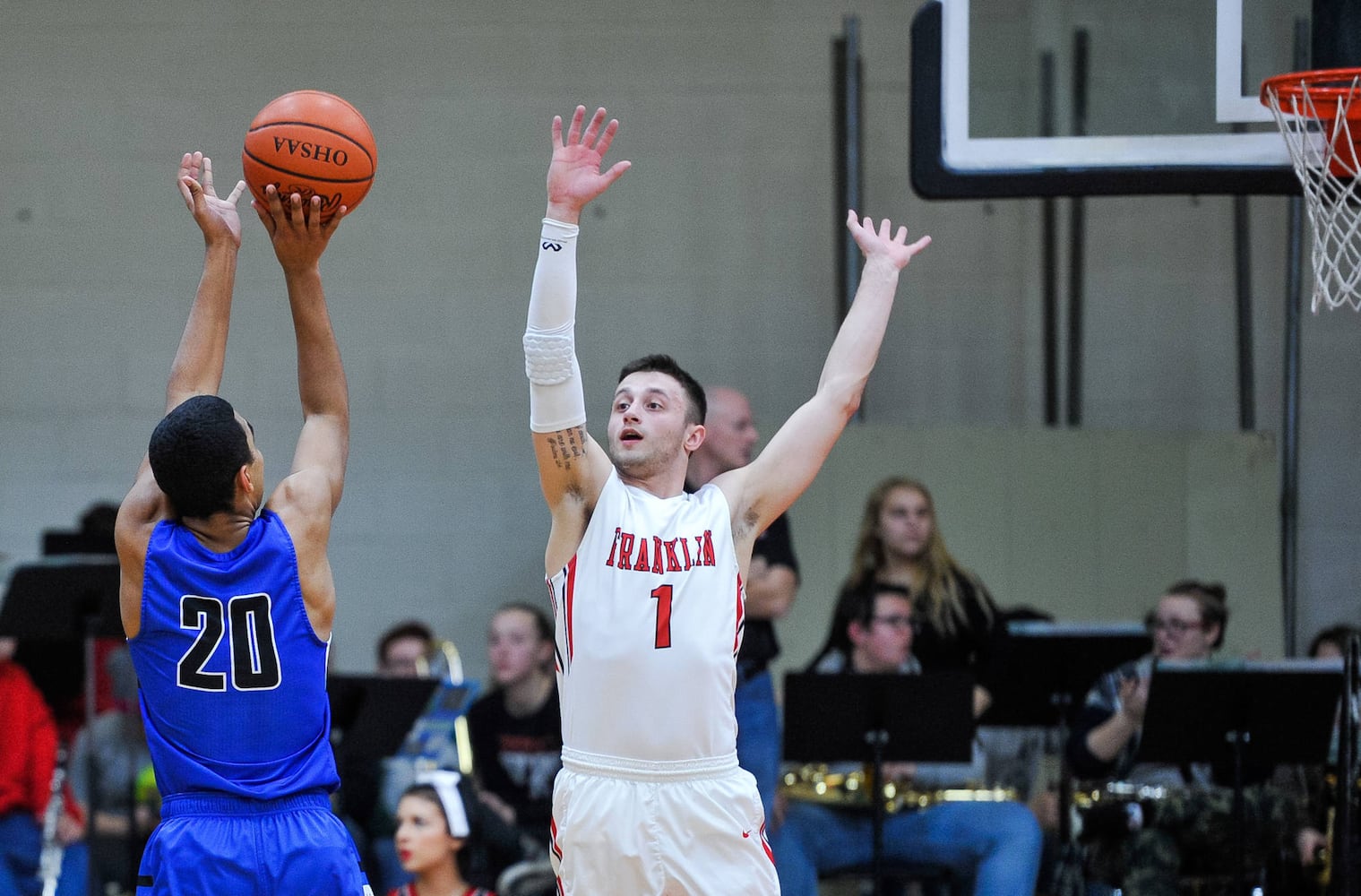 Franklin vs Brookville basketball