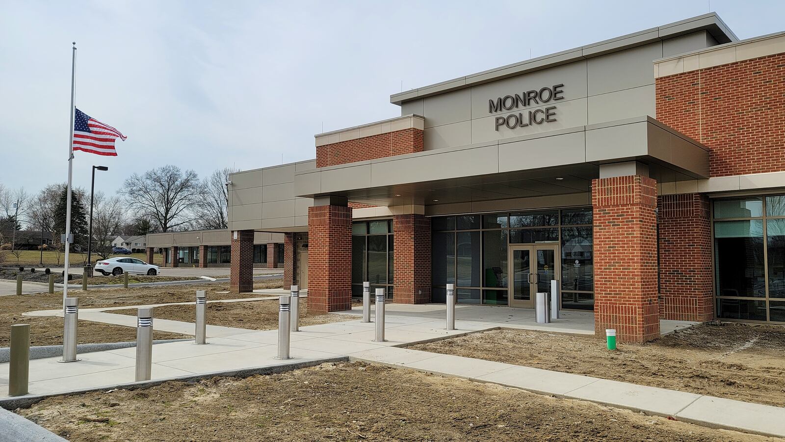 Monroe has moved their police department to a renovated former grocery store just up the street from the former police station. NICK GRAHAM / STAFF