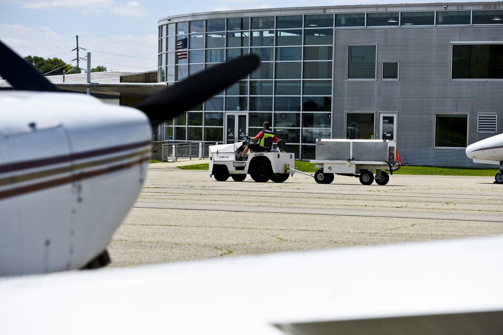 The Butler County Regional Airport, also known as Hogan Field.