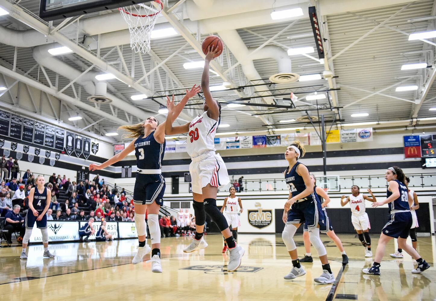 Fairfield vs West Clermont girls sectional basketball