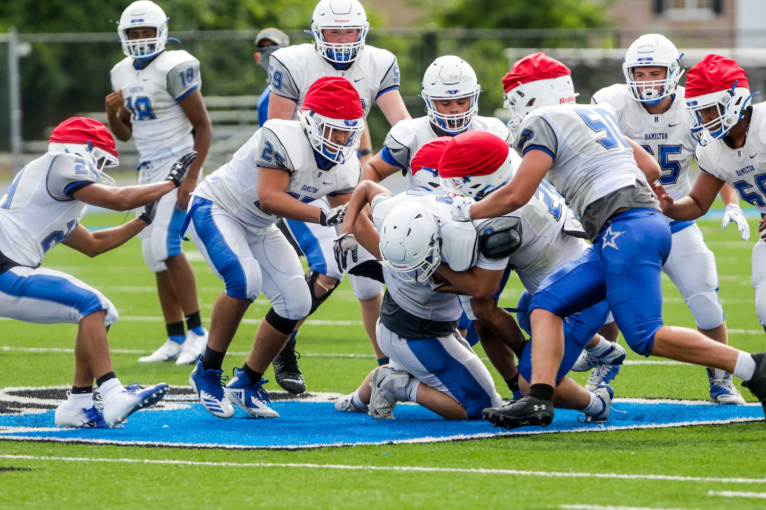 081220 Hamilton football practice