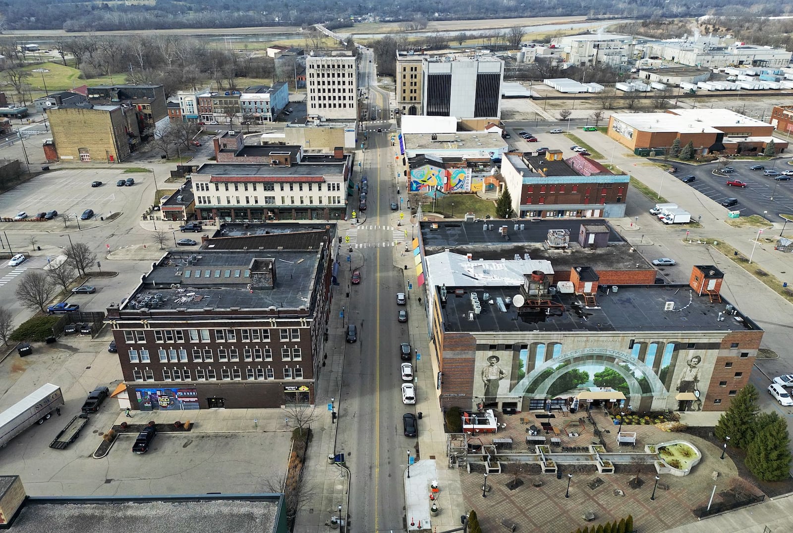 Central Avenue Wednesday, Jan. 18, 2023 in Middletown. NICK GRAHAM/STAFF