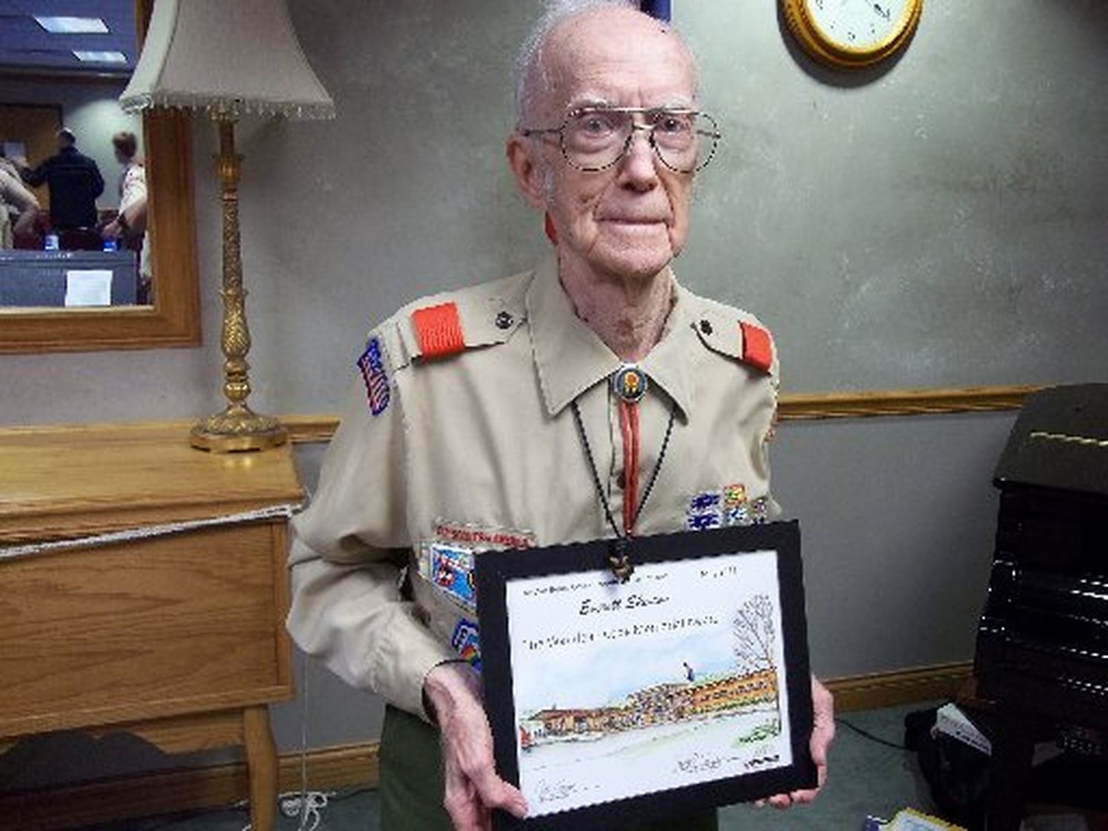 Everett Sherron, 100, will be honored with the Mary Jane Palmer Nunlist “I Love Middletown” honor.