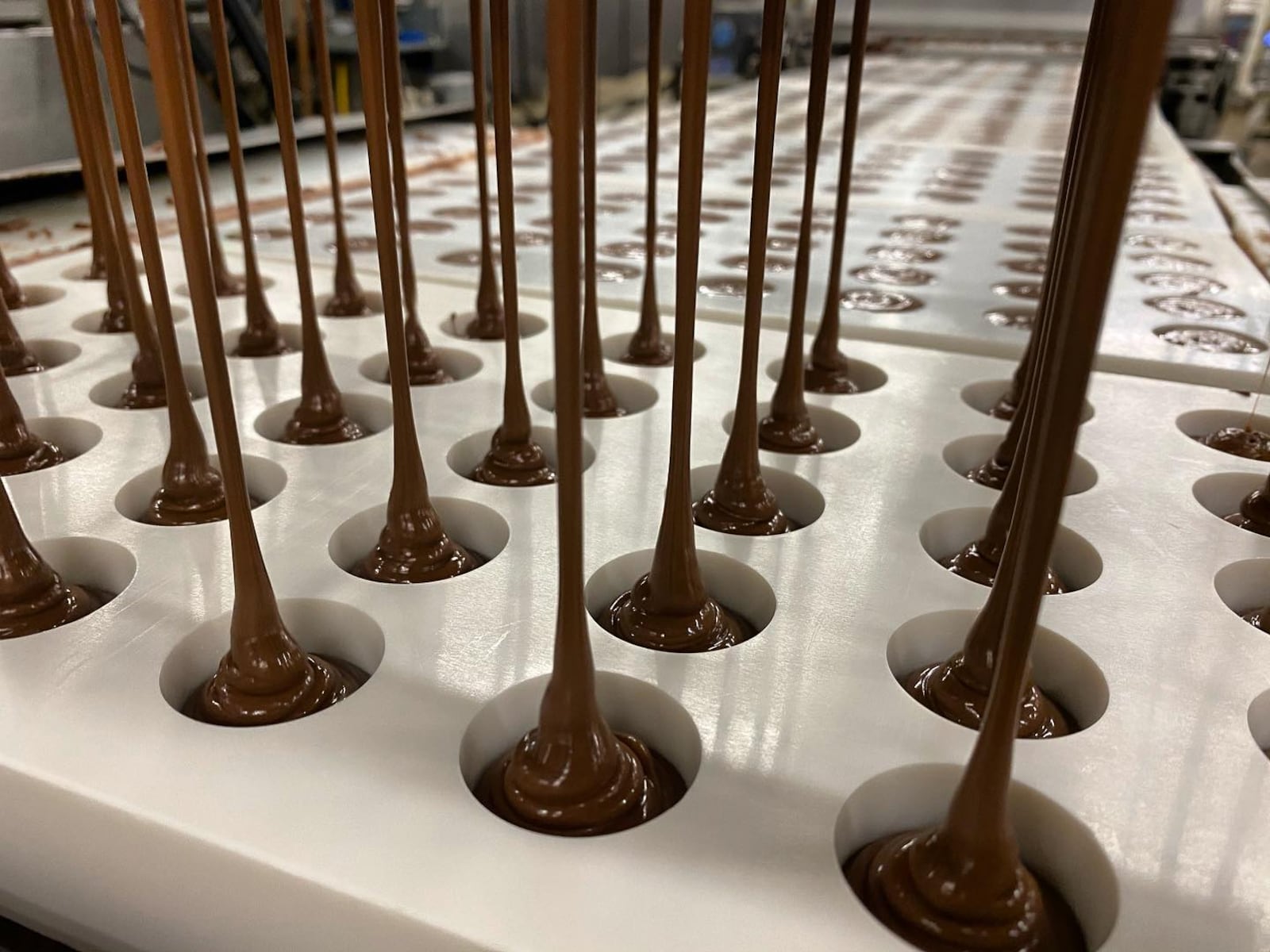 Candy being made at the Anthony-Thomas Candy Company in Columbus. CONTRIBUTED