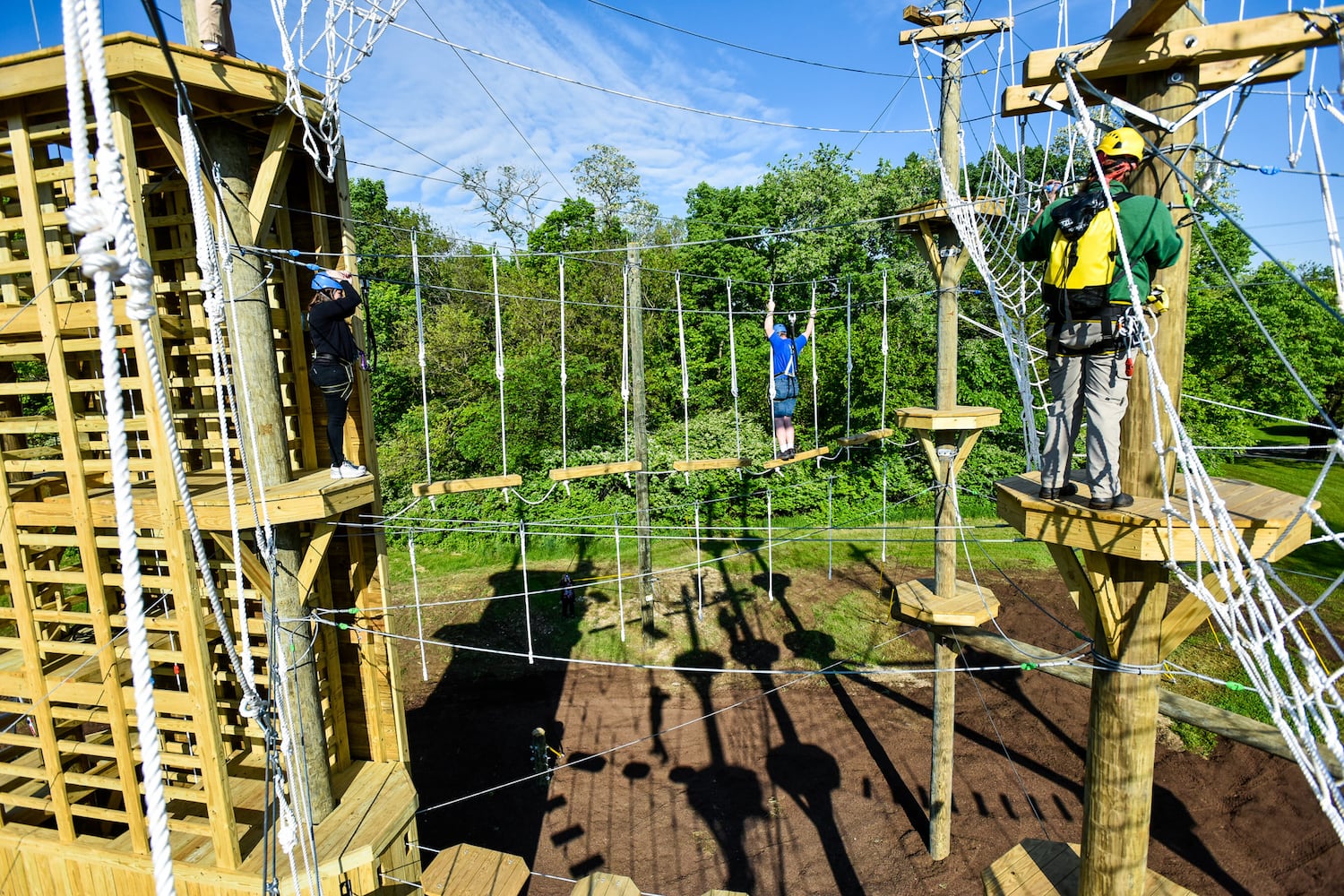 High ropes course now open at YMCA's Camp Campbell Gard in Butler County