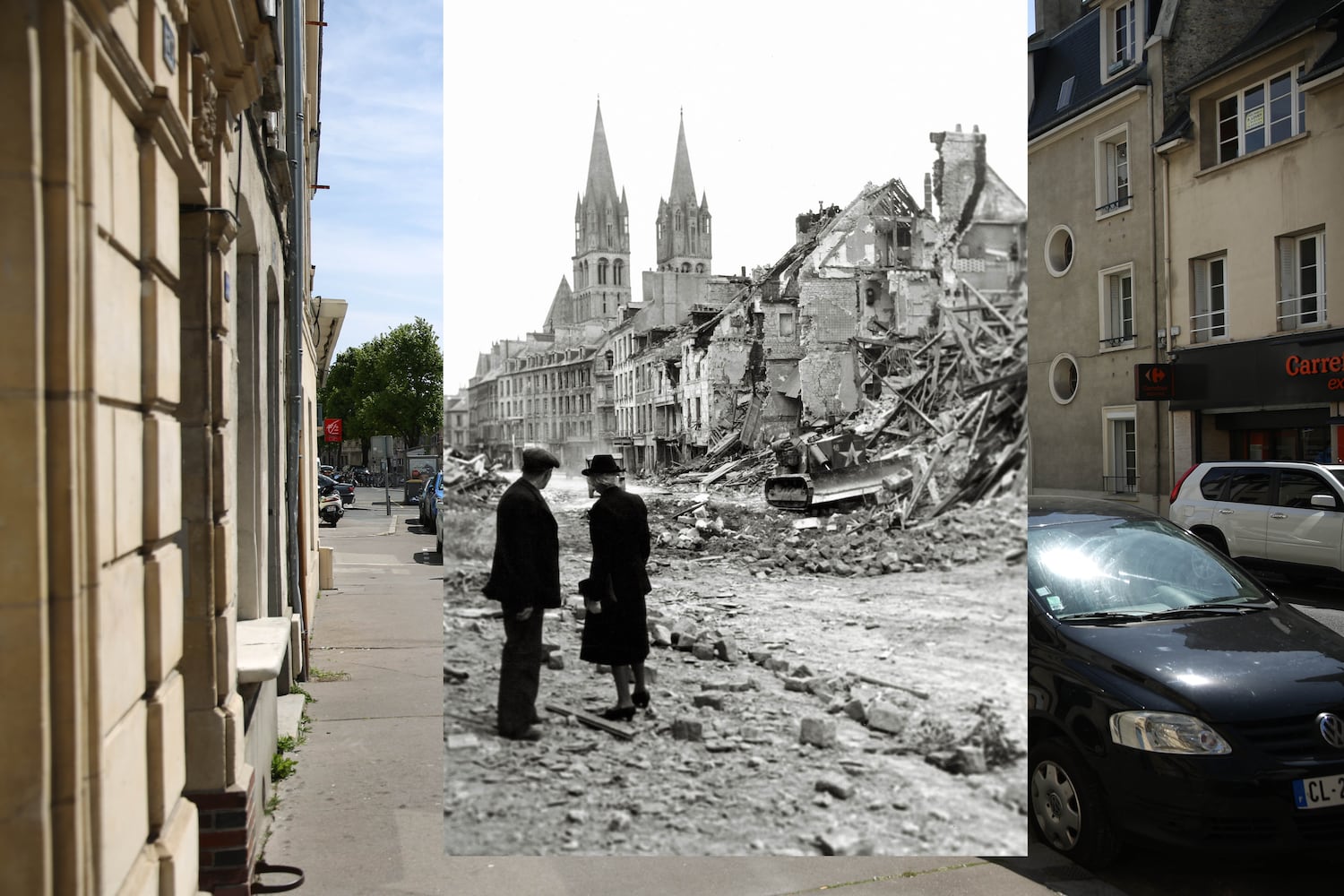 Photos: D-Day invasion then and now