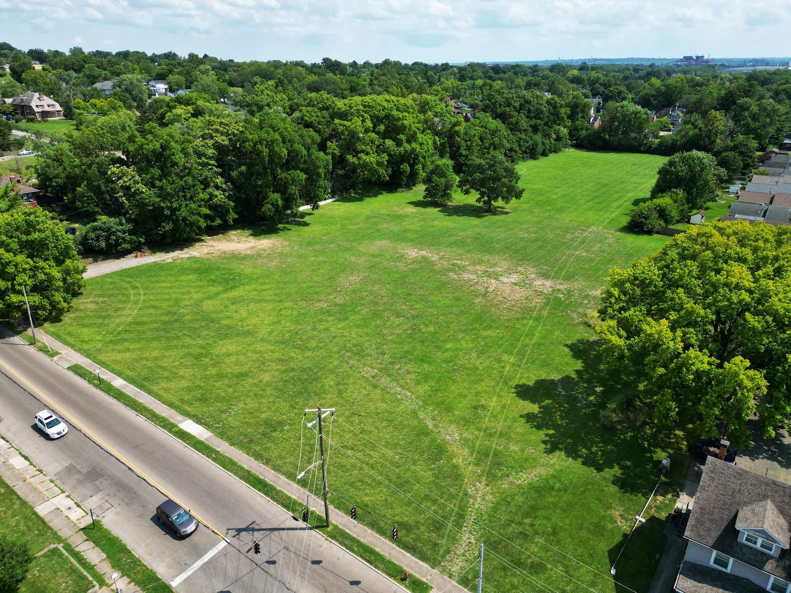 Multiple houses could be built on the property of the former Lincoln School on Central Avenue in Middletown. NICK GRAHAM/STAFF