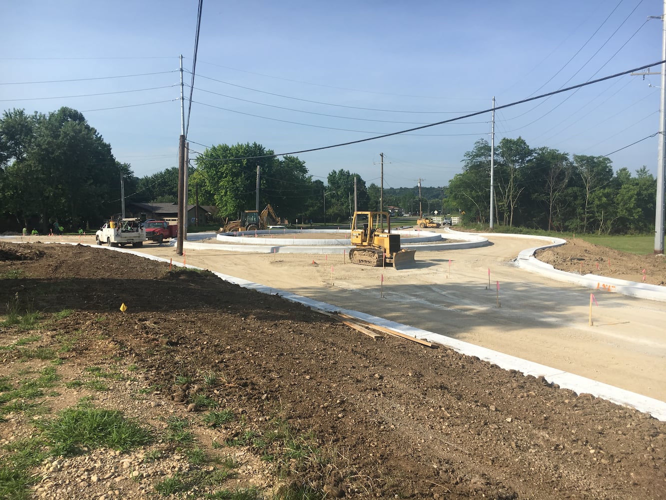 PHOTOS: Fairfield’s first modern roundabout construction progression