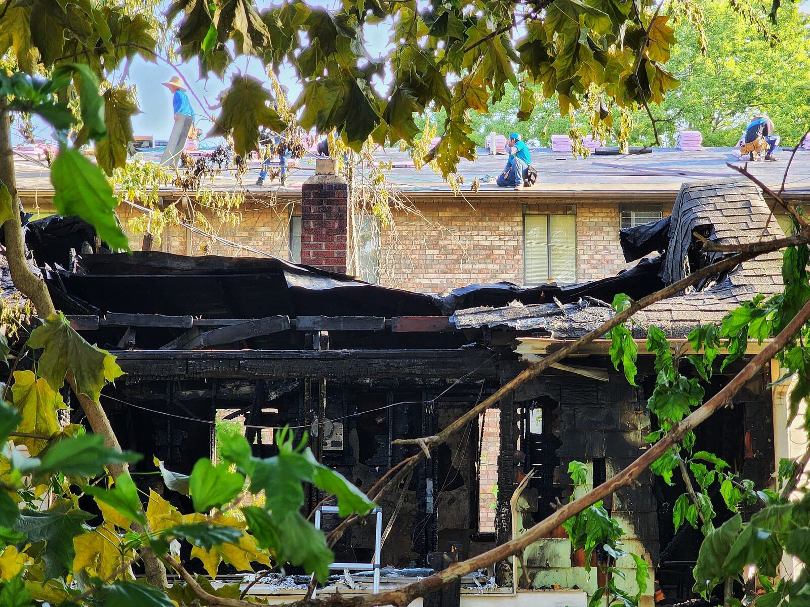 Hamilton firefighters were dispatched to the 3800 block of Pleasant Avenue for a structure fire and found heavy fire and smoke coming from the building, according to officials. NICK GRAHAM / STAFF