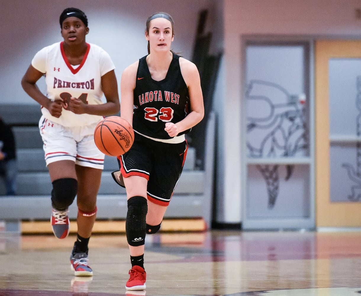 Lakota West girls basketball beats Princeton to give coach Fishman 400th win