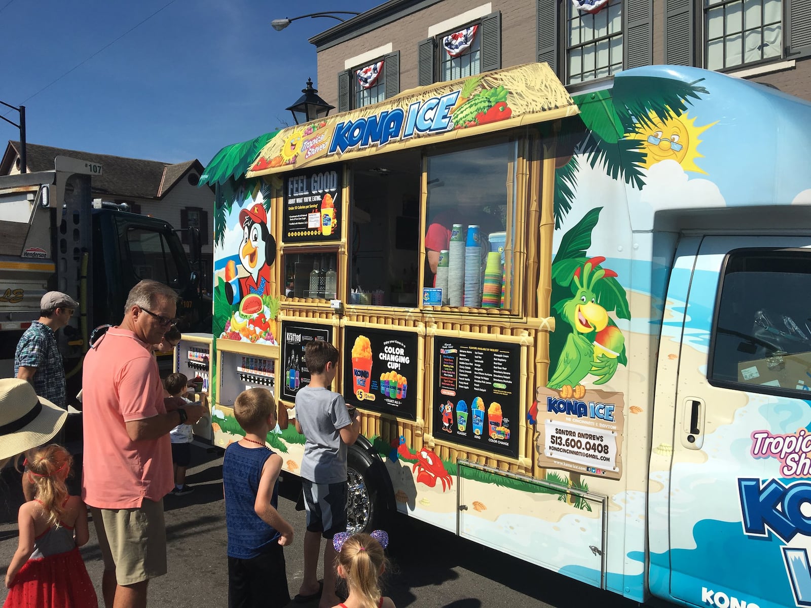 Kona Ice will be just one of the many food trucks participating  in the Festival of Flight Saturday at Wright State Univeristy’s  Nutter Center.