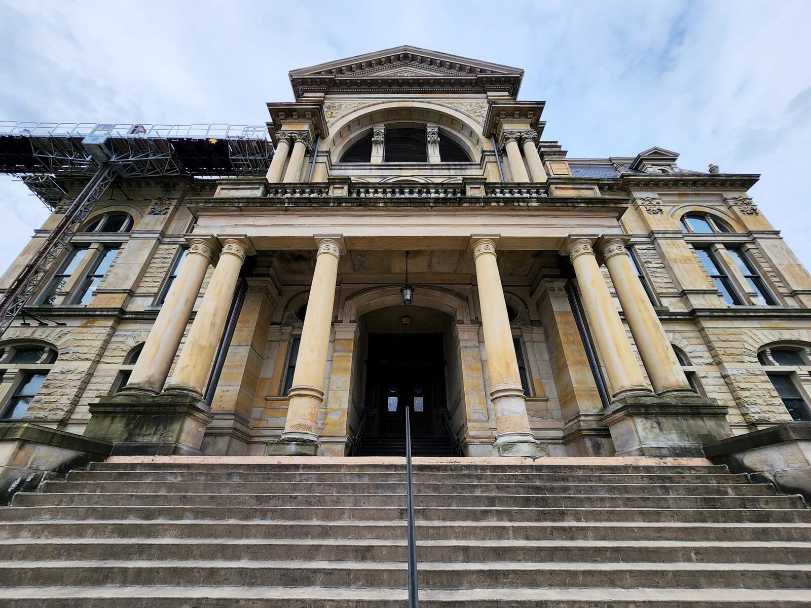 Work continues on the $4.6 million project to make critical repairs to the Butler County Historic Courthouse.