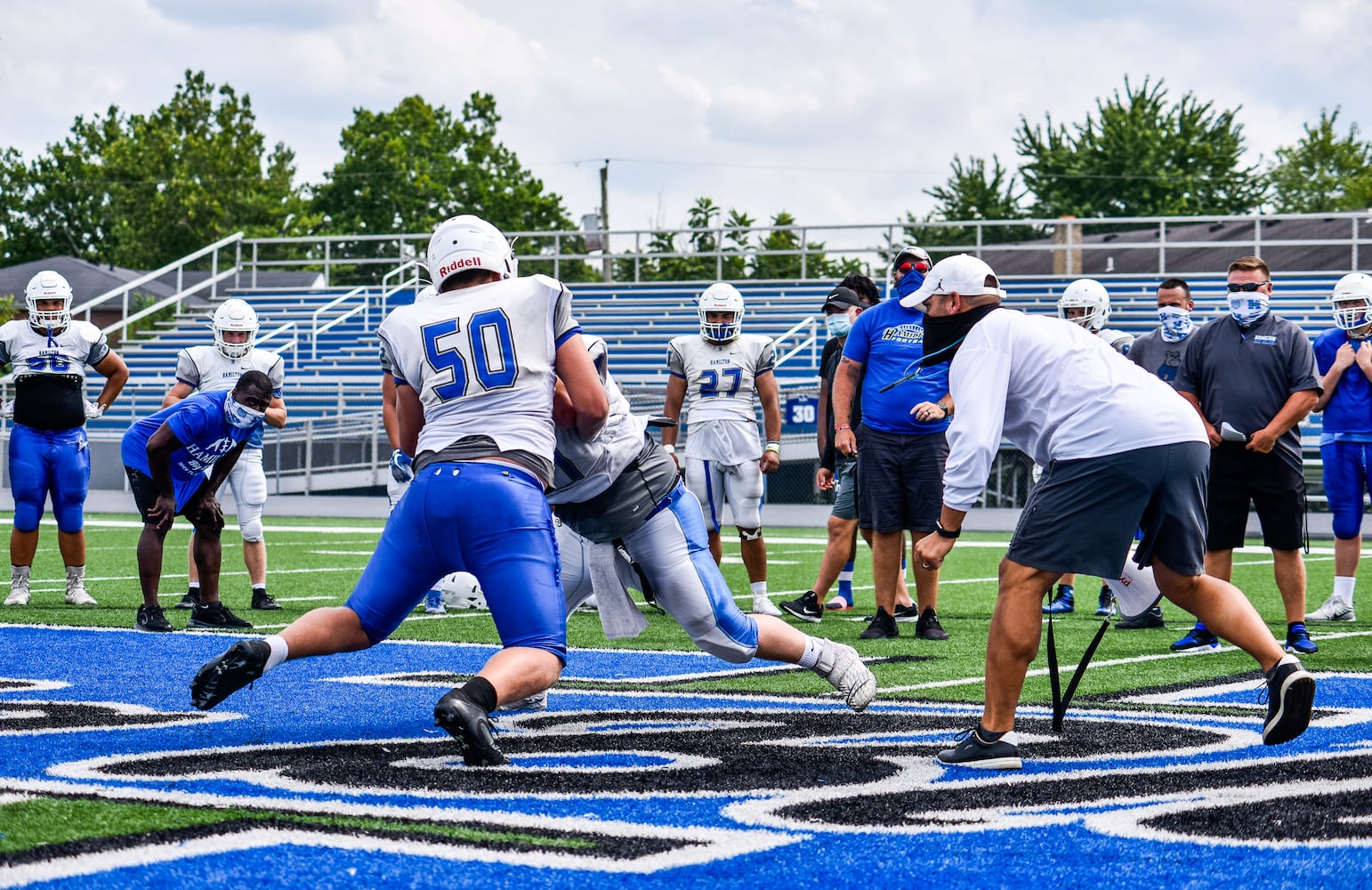 081220 Hamilton football practice