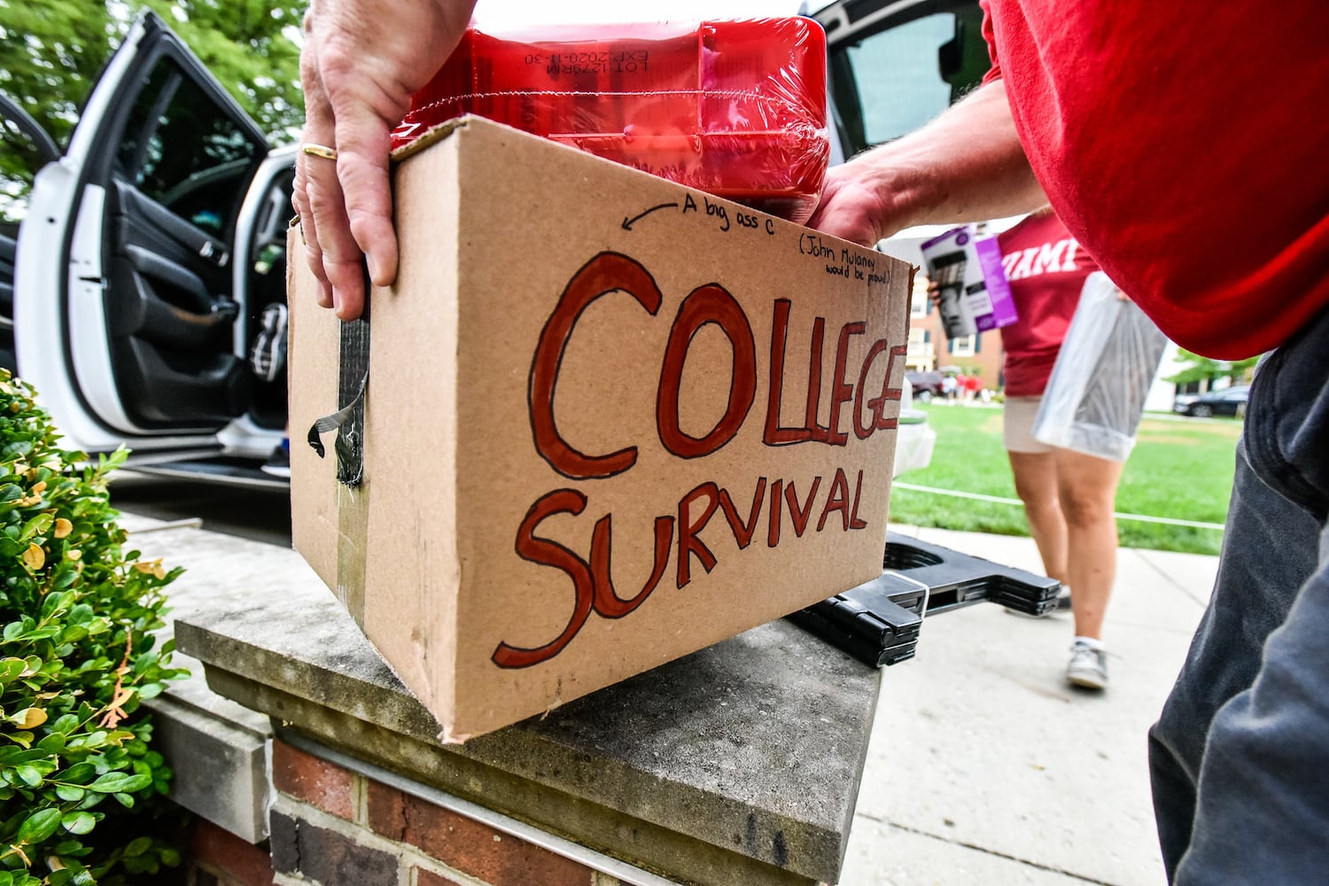 Move-In day at Miami University in Oxford