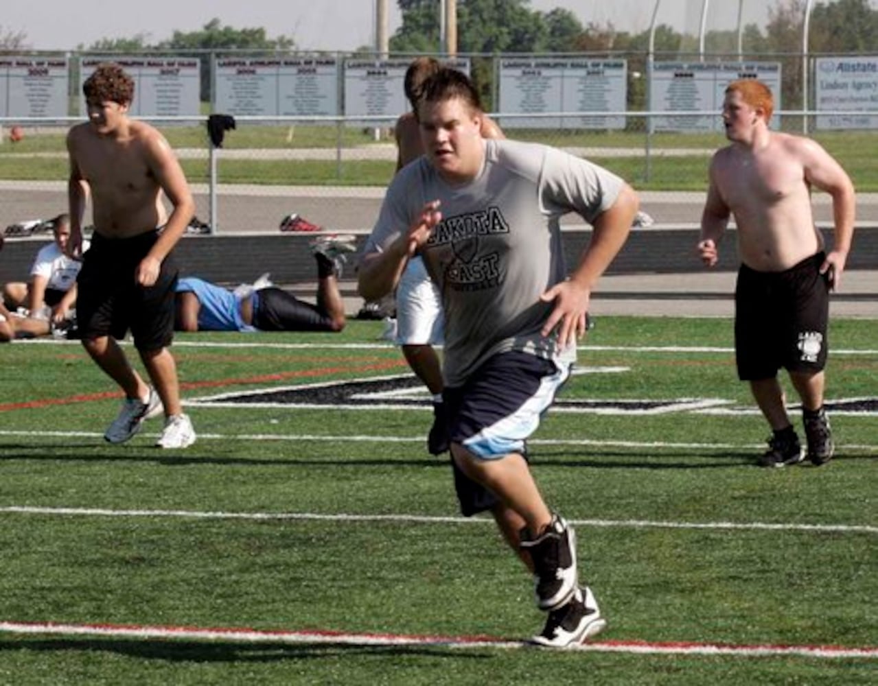 Lakota East holds practice