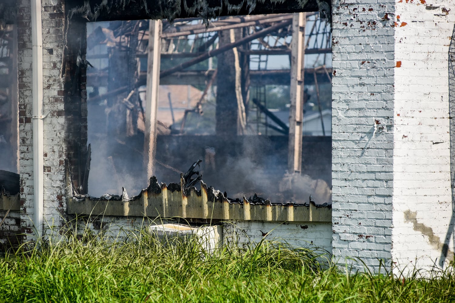 Aftermath of massive warehouse fire in Hamilton