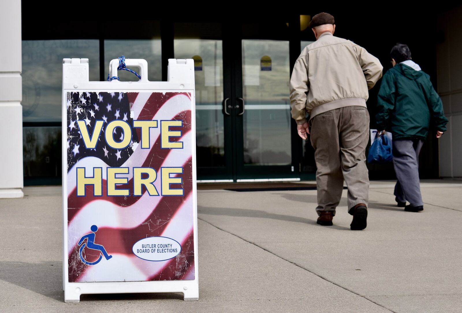 Early voting in the Buckeye State runs until the day before the election at all boards of elections. Election Day is March 17. The Butler County Board of Elections, pictured, is at 1802 Princeton Road, Hamilton. NICK GRAHAM/FILE