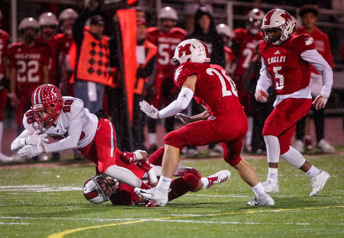 Fairfield vs Milford playoff football