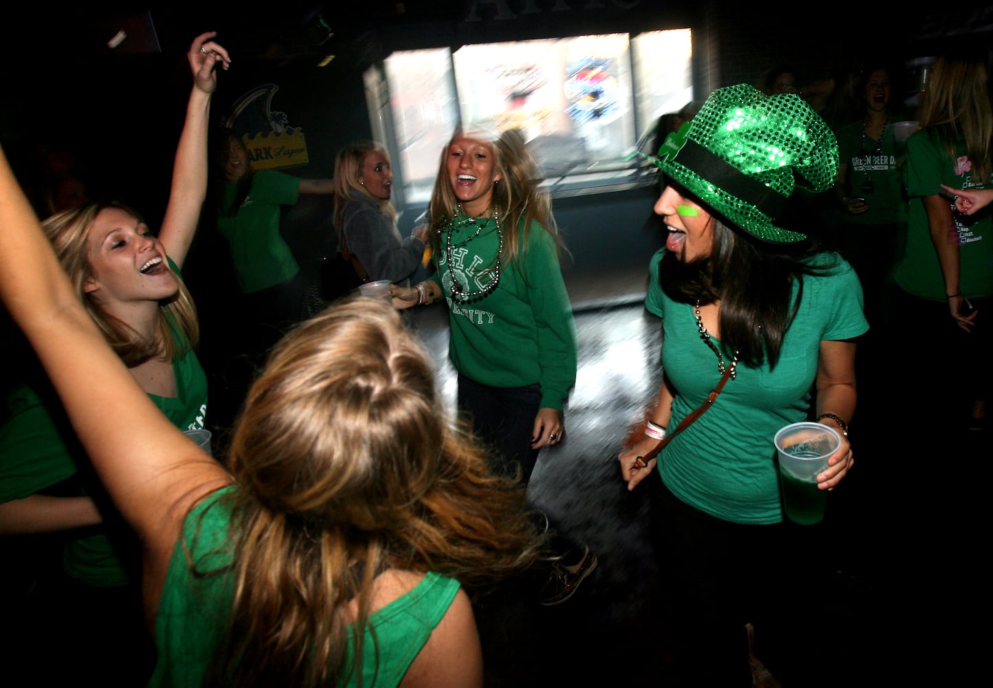 Green Beer Day in Oxford through the years