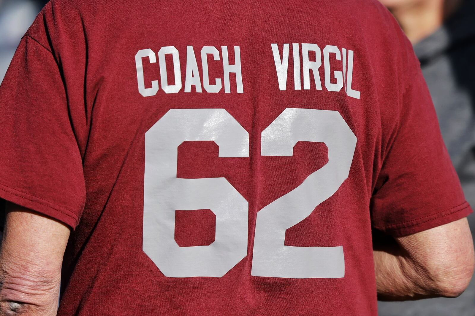 Virgil Cook, a lifelong Hamilton resident who has coached baseball and softball for over 30 years in Lindenwald, had a field (diamond 9) dedicated in his honor at Joyce Park Thursday, April 14, 2022 in Hamilton. NICK GRAHAM/STAFF