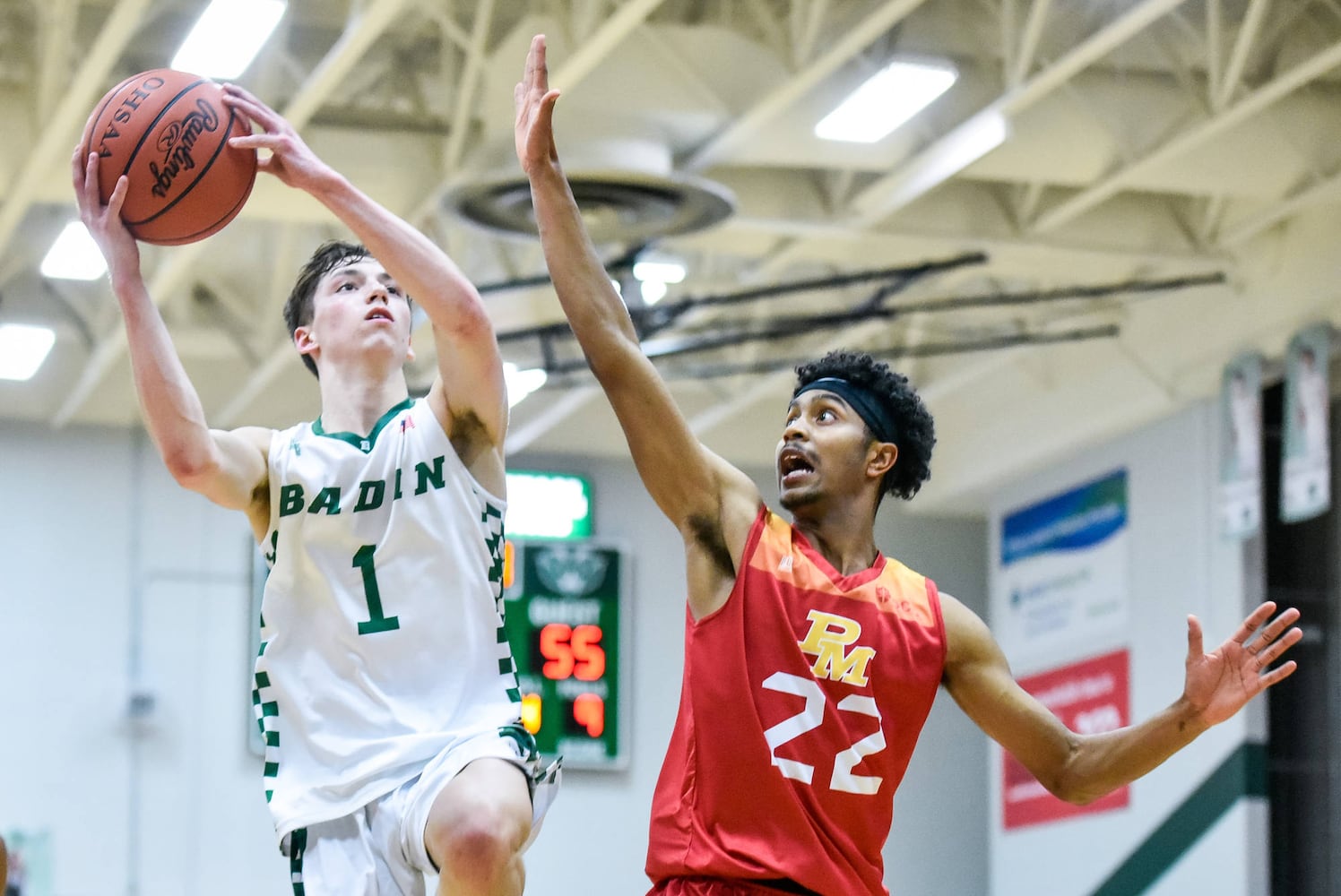 Badin vs Purcell Marian basketball