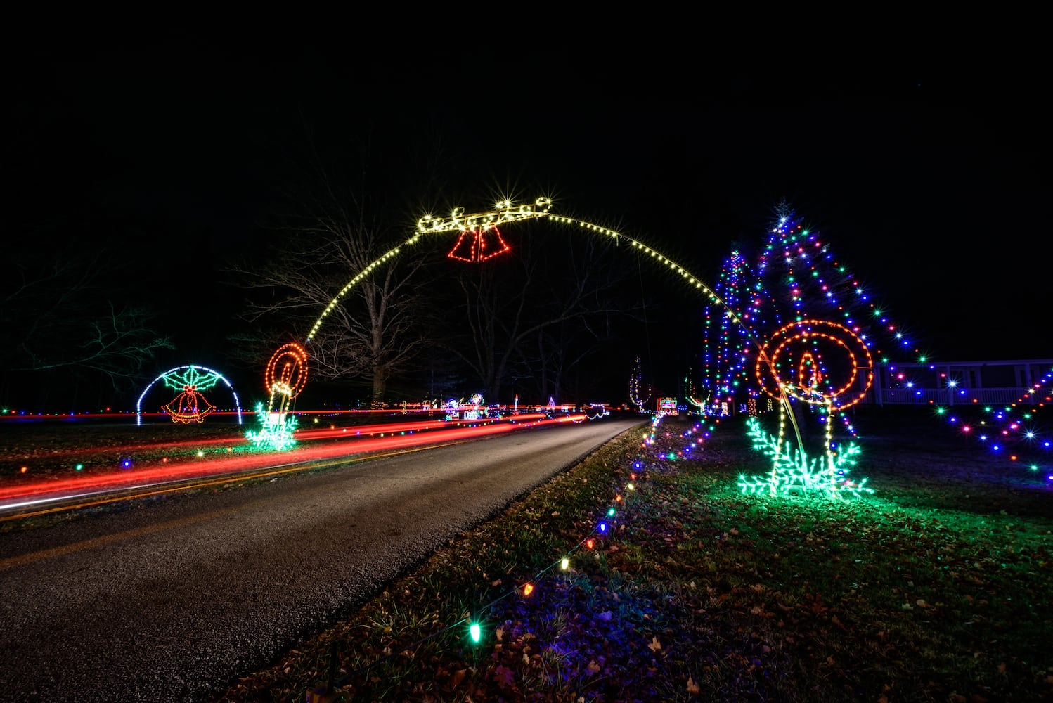 PHOTOS: Fort Saint Clair Whispering Christmas light display in Eaton